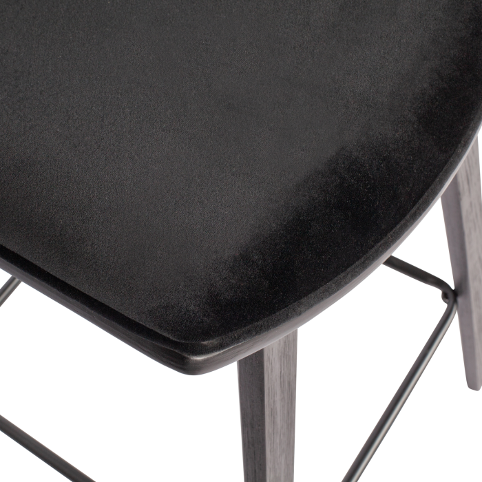 Scaun de bar Senn, poliester, negru, 91 x 42 x 48 cm, WOOOD 373310-Z [8]