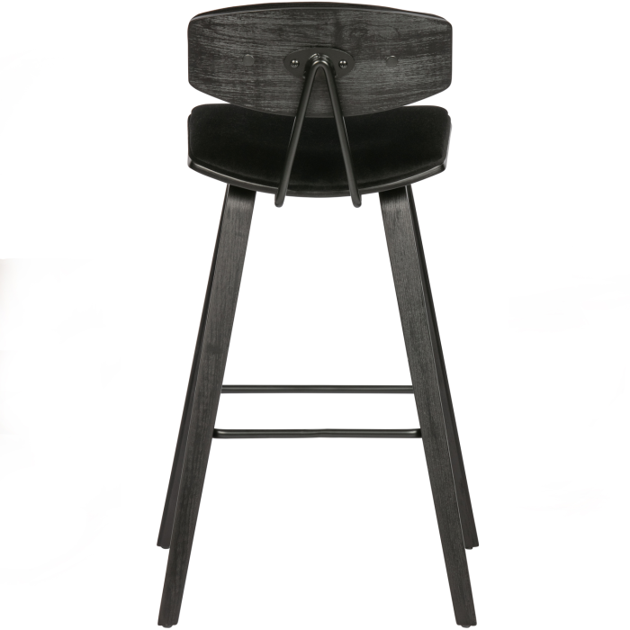 Scaun de bar Senn, poliester, negru, 91 x 42 x 48 cm, WOOOD 373310-Z [6]