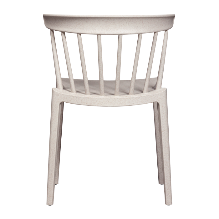 Scaun de gradina Bliss, plastic, alb crem melanj, 75 x 52 x 53 cm, WOOOD 378634-WM [6]