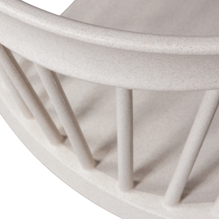 Scaun de gradina Bliss, plastic, alb crem melanj, 75 x 52 x 53 cm, WOOOD 378634-WM [8]