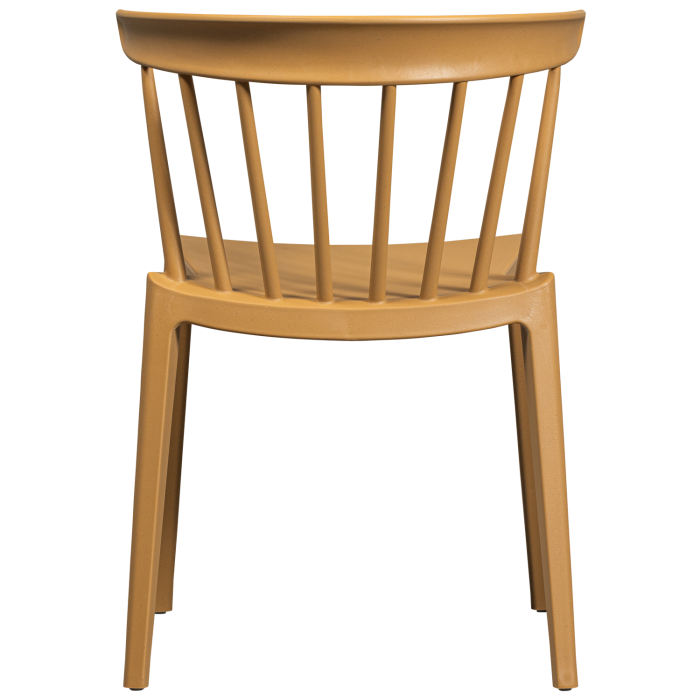 Scaun de gradina Bliss, plastic, caramel melanj, 75 x 52 x 53 cm, WOOOD 378634-CM [6]