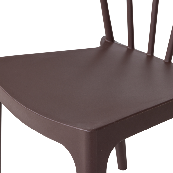 Scaun de gradina Bliss, plastic, mov/maro, 75 x 52 x 53 cm, WOOOD 378634-P [6]