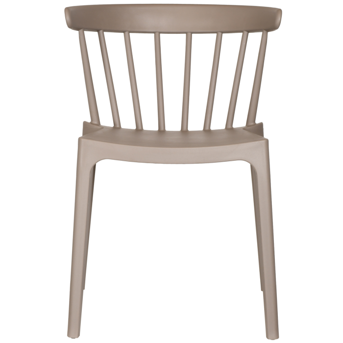 Scaun de gradina Bliss, plastic, taupe, 75 x 52 x 53 cm, WOOOD 378634-TA [4]