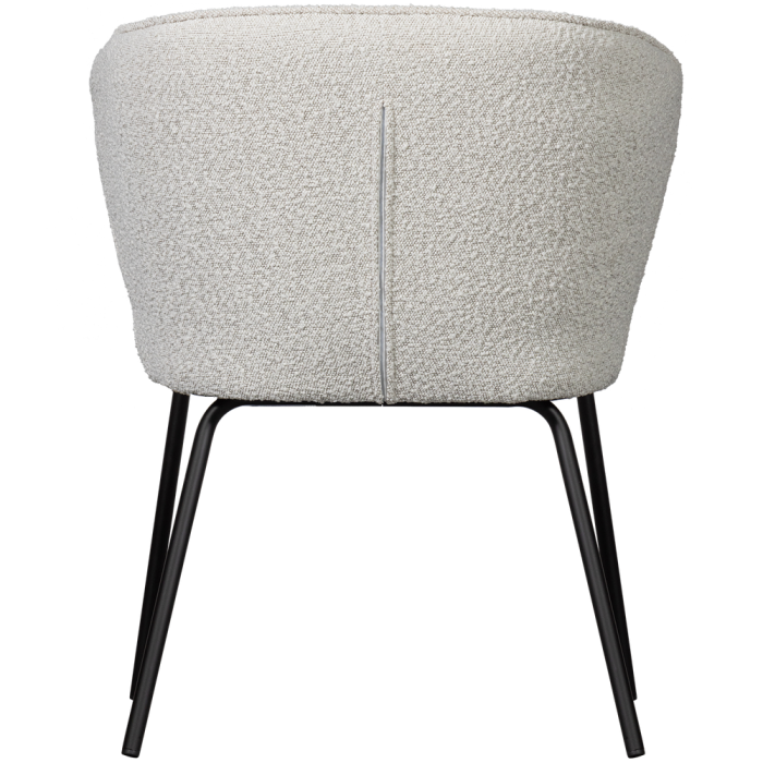 Scaun dining Admit, boucle, natur, 77 x 60 x 59 cm, WOOOD 800172-A [4]
