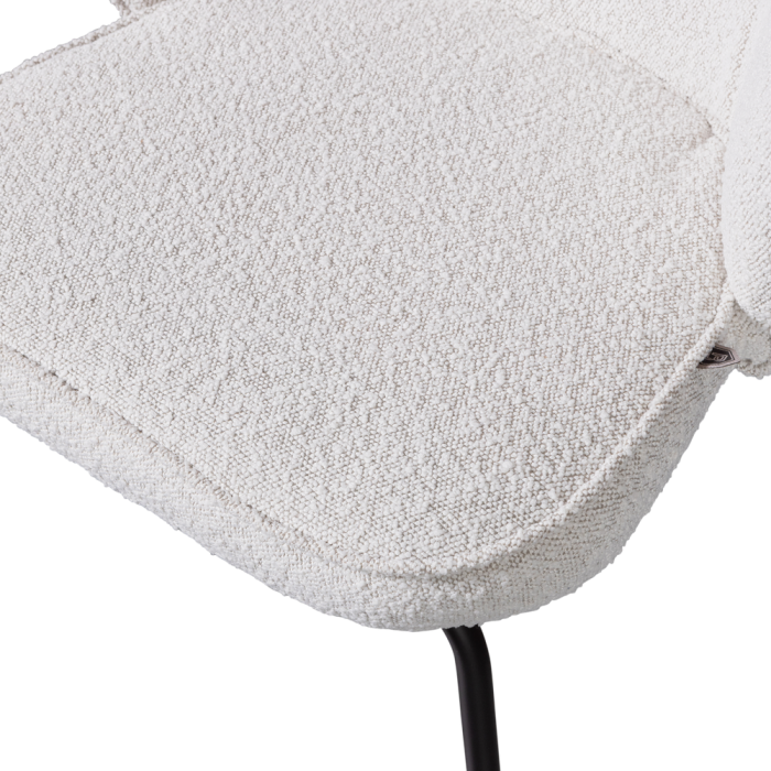 Scaun dining Admit, boucle, natur, 77 x 60 x 59 cm, WOOOD 800172-A [6]