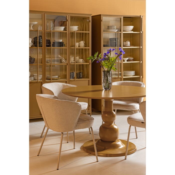 Scaun dining Admit, tesatura, gri pietris, 78 x 60 x 58 cm, WOOOD 800208-P [2]