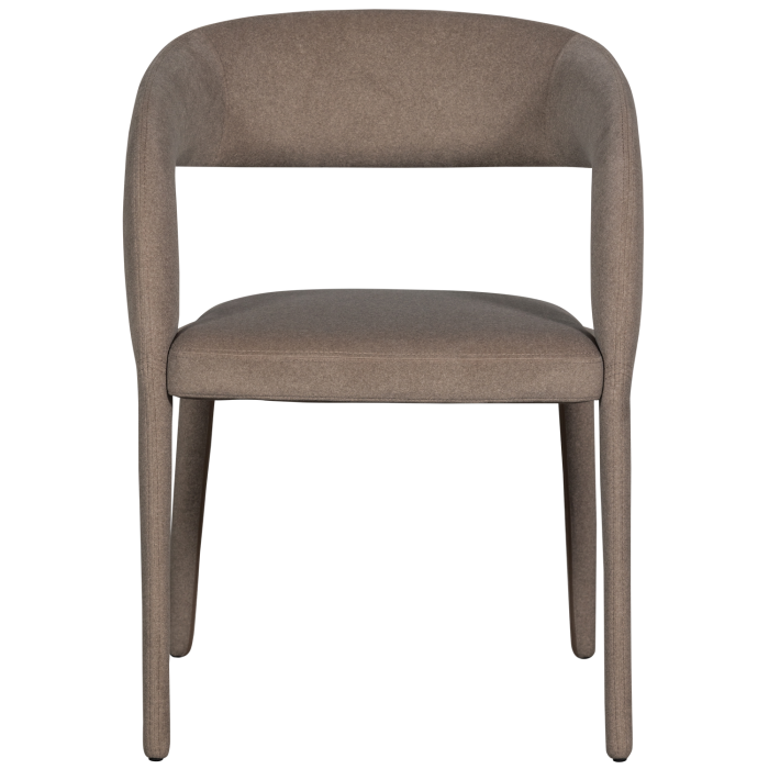 Scaun dining Arms, poliester, maro, 80 x 60 x 54 cm, vtwonen 400532-B [2]
