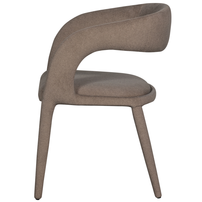 Scaun dining Arms, poliester, maro, 80 x 60 x 54 cm, vtwonen 400532-B [3]