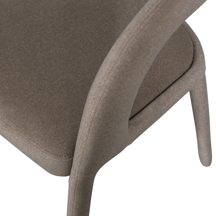 Scaun dining Arms, poliester, maro, 80 x 60 x 54 cm, vtwonen 400532-B [5]
