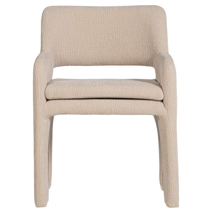 Scaun dining Bigfoot, chenille, nisipiu, 78 x 57 x 56 cm, vtwonen 400553-Z [2]