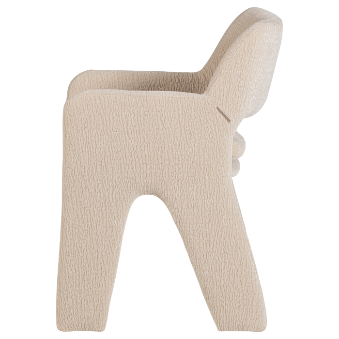 Scaun dining Bigfoot, chenille, nisipiu, 78 x 57 x 56 cm, vtwonen 400553-Z [3]