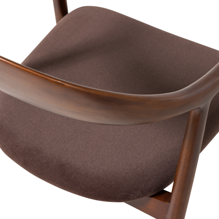 Scaun dining Bran, catifea, maro, 79 x 57 x 53 cm, WOOOD 377799-B [7]