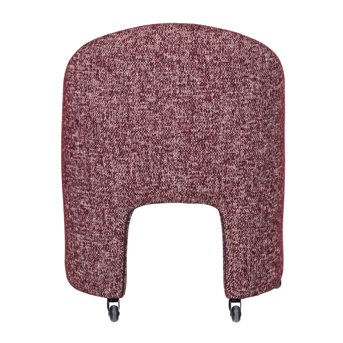 Scaun dining Cordo, tesatura melanj, bordo, 83 x 64 x 64 cm, WOOOD 377800-B [5]