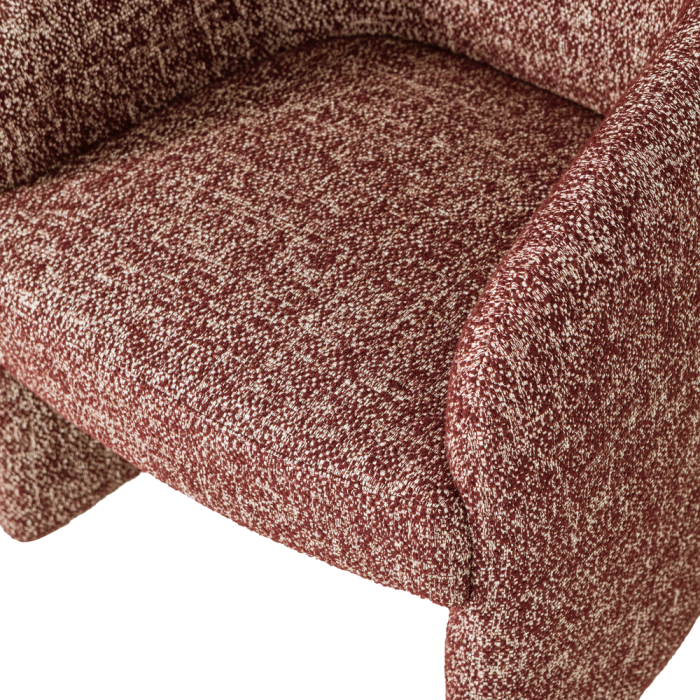 Scaun dining Cordo, tesatura melanj, maro ruginiu, 83 x 64 x 64 cm, WOOOD 377800-R [6]