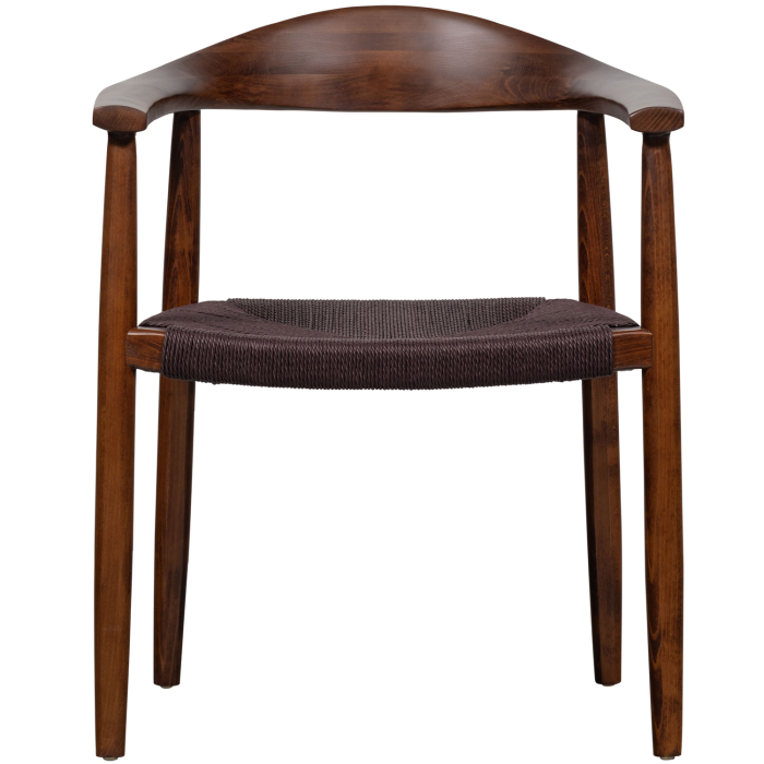 Scaun dining Embrace, lemn, maro inchis, 76 x 64 x 53 cm, vtwonen 400534-D [2]