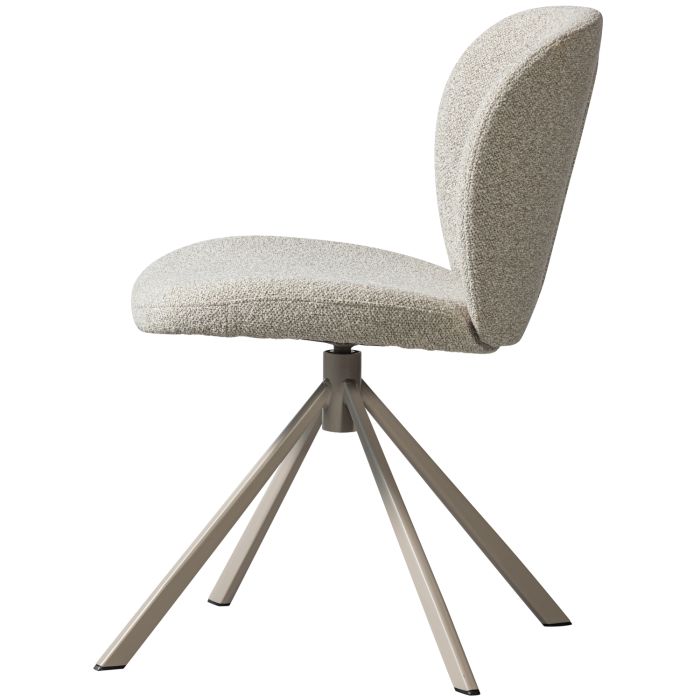 Scaun dining Femke, boucle, natur, 80 x 58 x 65 cm, WOOOD 377380-N [4]