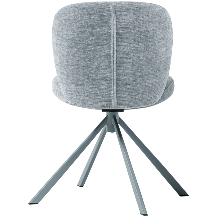 Scaun dining Femke, chenille, albastru, 80 x 58 x 65 cm, WOOOD 377380-B [5]