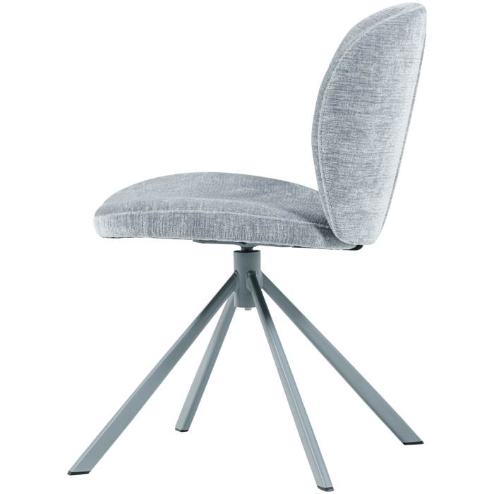 Scaun dining Femke, chenille, albastru, 80 x 58 x 65 cm, WOOOD 377380-B [4]