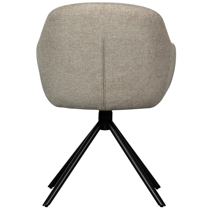 Scaun dining Grant-jaki, poliester, nisipiu, 80 x 57 x 61 cm, WOOOD 377388-Z [5]