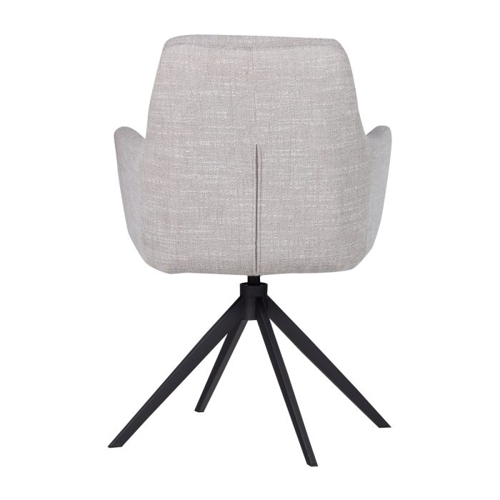 Scaun dining Grant, tesatura melanj, natur melanj, 88 x 61 x 63 cm, WOOOD 377387-A [5]