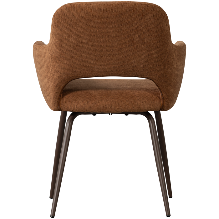 Scaun dining Jenny, poliester, maro, 80 x 58 x 58 cm, WOOOD 374076-B [6]
