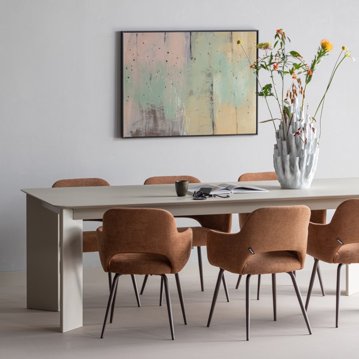 Scaun dining Jenny, poliester, maro, 80 x 58 x 58 cm, WOOOD 374076-B [3]