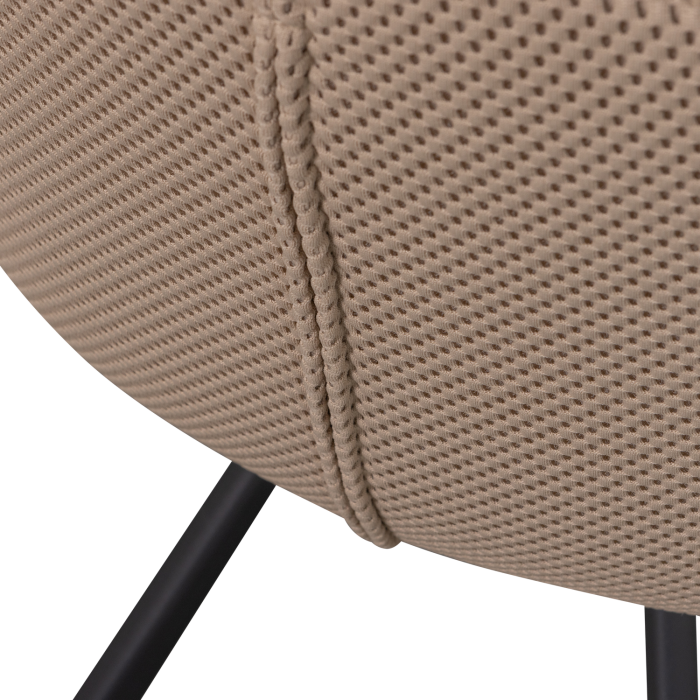 Scaun dining Juno, Mesh fabric, natur, 79 x 58 x 58 cm, WOOOD 373685-A [7]