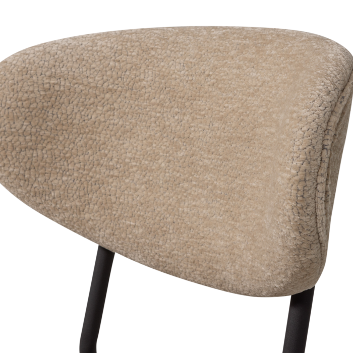 Scaun dining Kjeld, chenille, natur, 79 x 47 x 53 cm, WOOOD 374072-A [8]