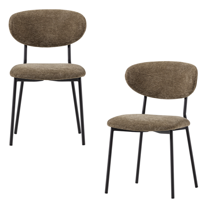 Scaun dining Kjeld, chenille, verde, 79 x 47 x 53 cm, WOOOD 374072-G [6]