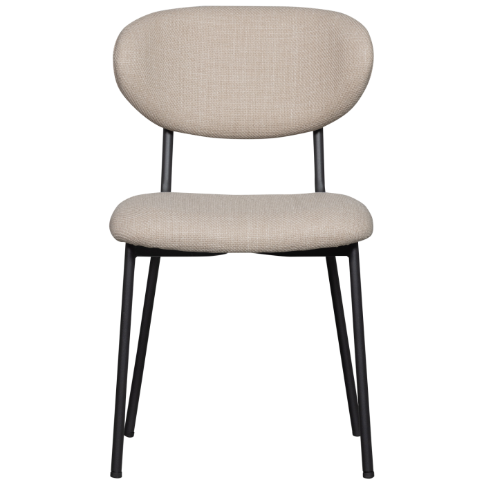 Scaun dining Kjeld, tesatura, natur, 79 x 47 x 53 cm, WOOOD 374072-N [4]