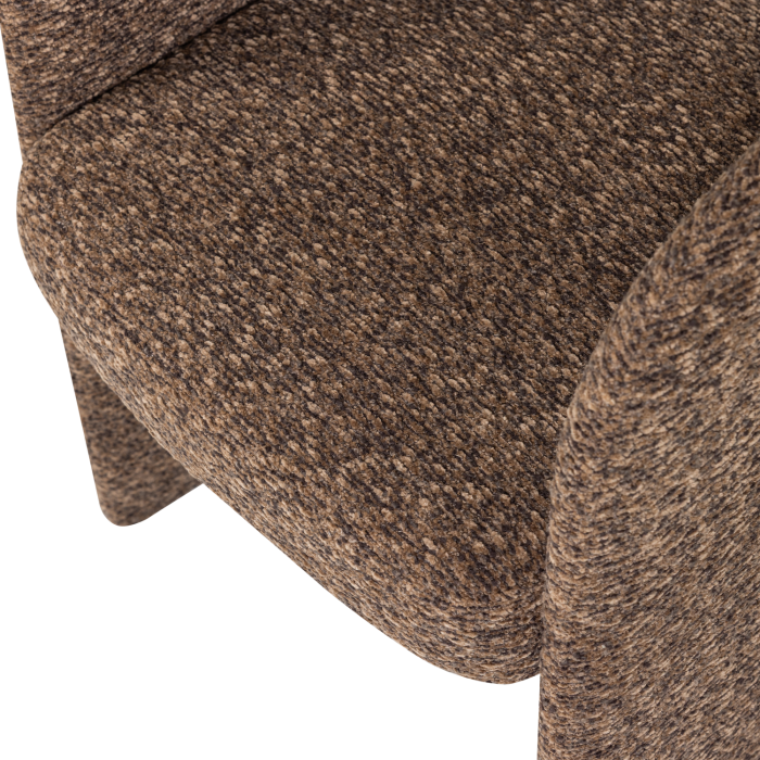 Scaun dining Lanor, boucle, maro, 76 x 58 x 57 cm, WOOOD 377995-B [7]