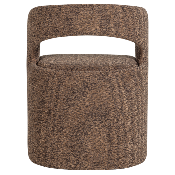 Scaun dining Lanor, boucle, maro, 76 x 58 x 57 cm, WOOOD 377995-B [6]