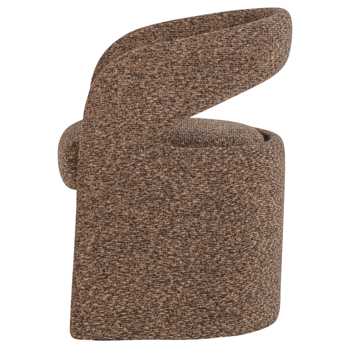 Scaun dining Lanor, boucle, maro, 76 x 58 x 57 cm, WOOOD 377995-B [5]
