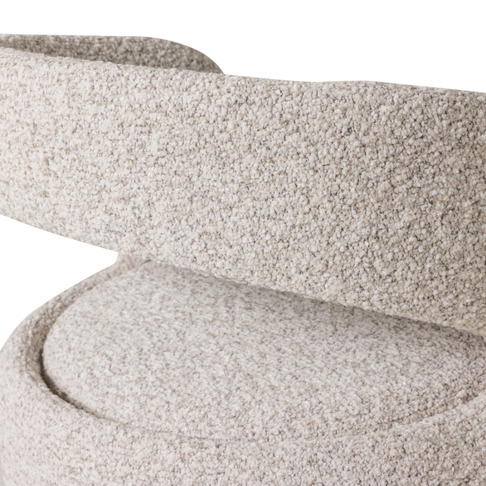Scaun dining Lanor, boucle, natur, 76 x 58 x 57 cm, WOOOD 377995-N [8]