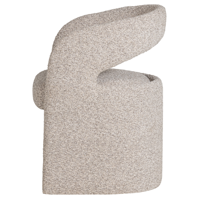 Scaun dining Lanor, boucle, natur, 76 x 58 x 57 cm, WOOOD 377995-N [5]