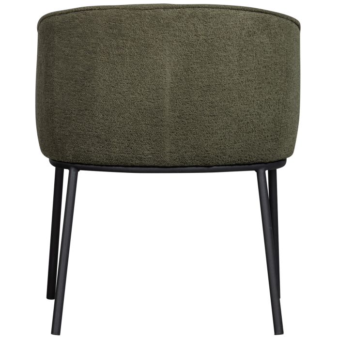 Scaun dining Leon, boucle, verde padure, 77 x 61 x 63 cm, WOOOD 374098-F [6]