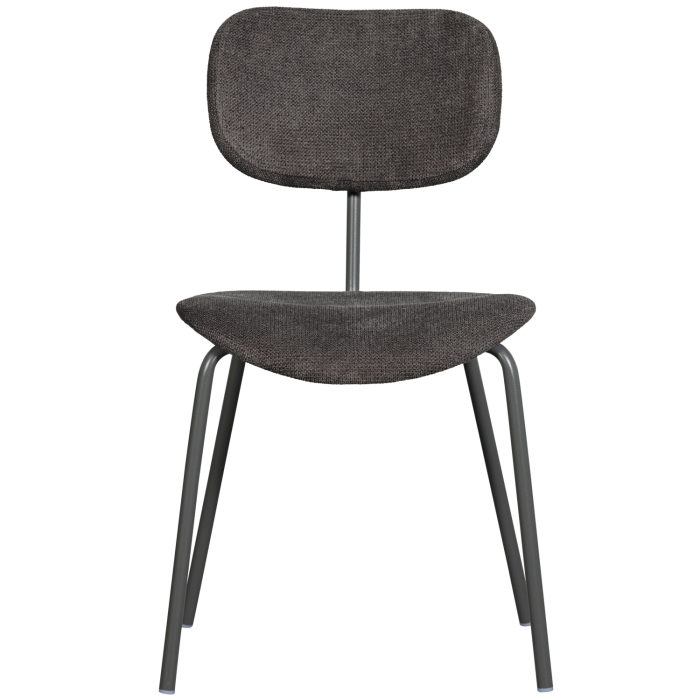 Scaun dining Link, tesatura reiata, maro/gri, 78 x 54 x 45 cm, WOOOD 340484-B [4]