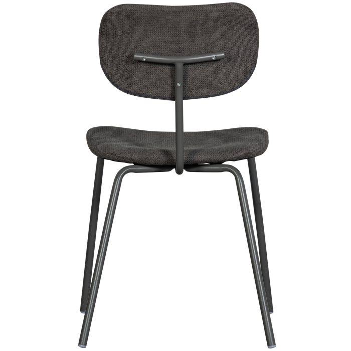 Scaun dining Link, tesatura reiata, maro/gri, 78 x 54 x 45 cm, WOOOD 340484-B [6]