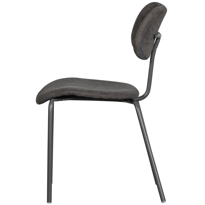 Scaun dining Link, tesatura reiata, maro/gri, 78 x 54 x 45 cm, WOOOD 340484-B [5]
