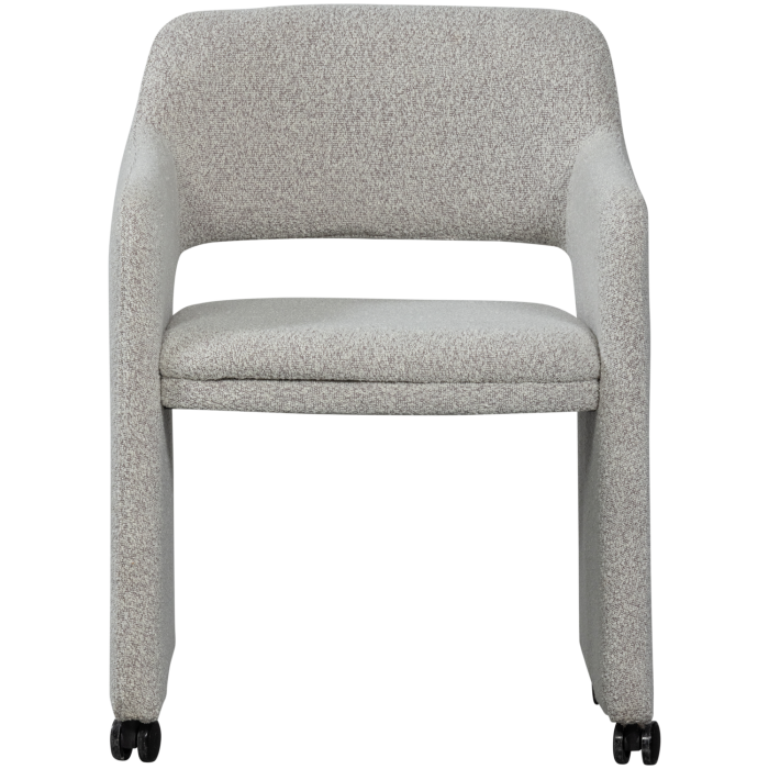 Scaun dining Lyric, poliester, gri, 79 x 59 x 58 cm, WOOOD 377474-G [4]