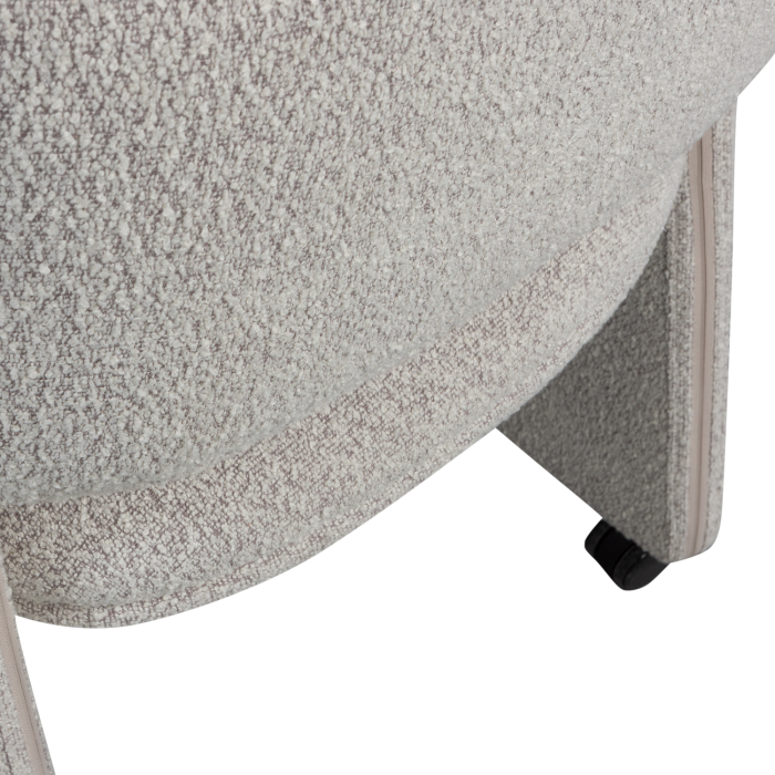 Scaun dining Lyric, poliester, gri, 79 x 59 x 58 cm, WOOOD 377474-G [7]