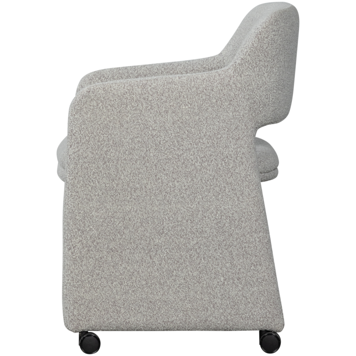 Scaun dining Lyric, poliester, gri, 79 x 59 x 58 cm, WOOOD 377474-G [5]