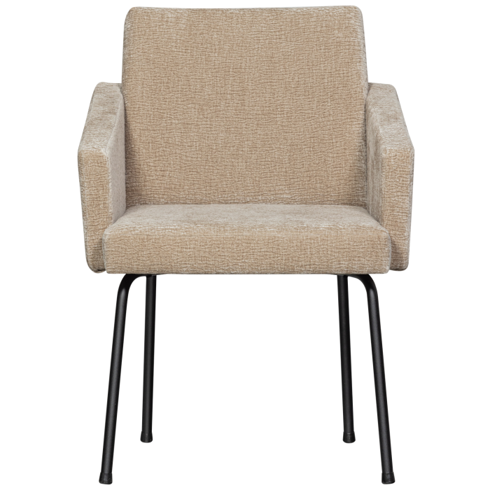 Scaun dining Mount, poliester, nisipiu, 82 x 61 x 65 cm, WOOOD 801139-SA [4]