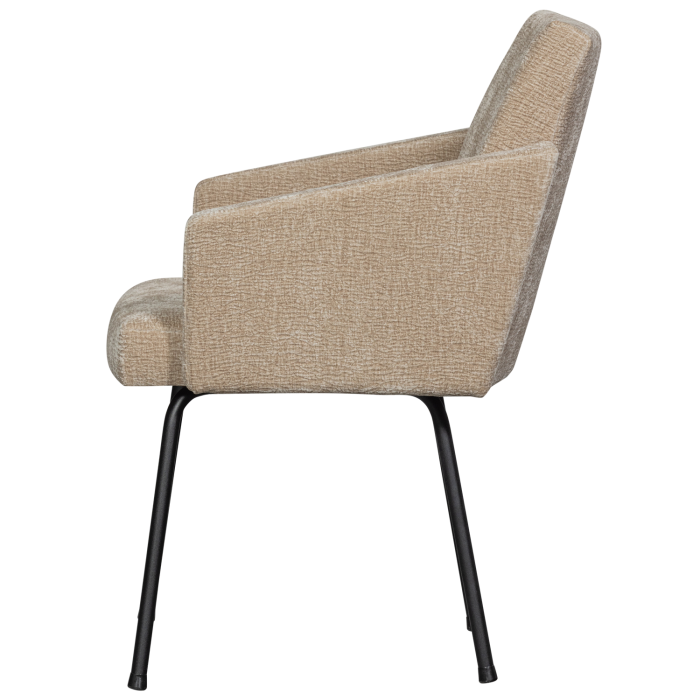 Scaun dining Mount, poliester, nisipiu, 82 x 61 x 65 cm, WOOOD 801139-SA [5]