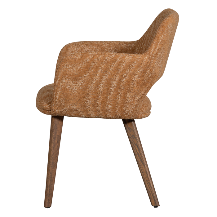 Scaun dining Murat, poliester, galben, 86 x 61 x 60 cm, WOOOD 377492-GM [4]