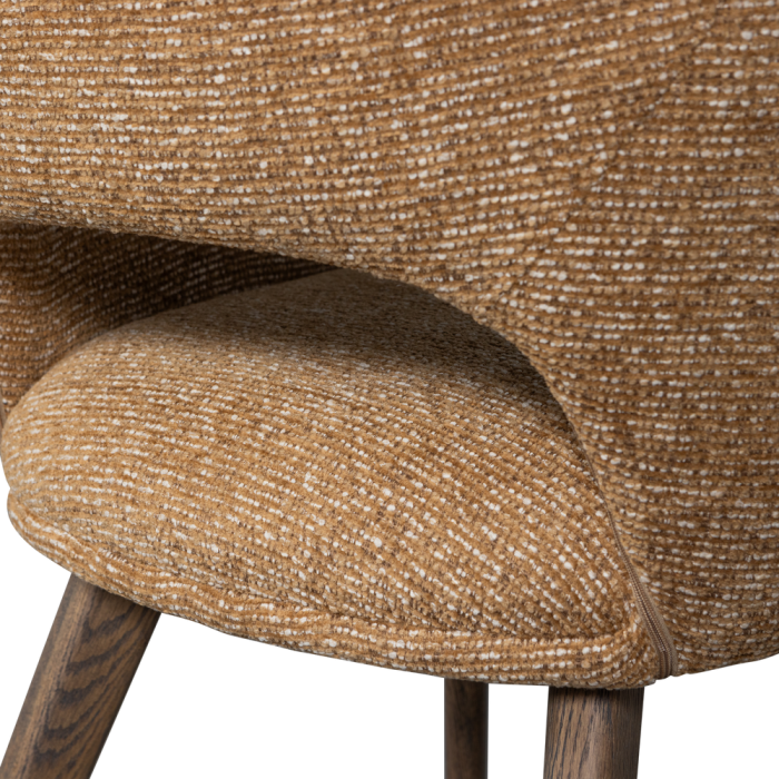 Scaun dining Murat, poliester, galben, 86 x 61 x 60 cm, WOOOD 377492-GM [7]