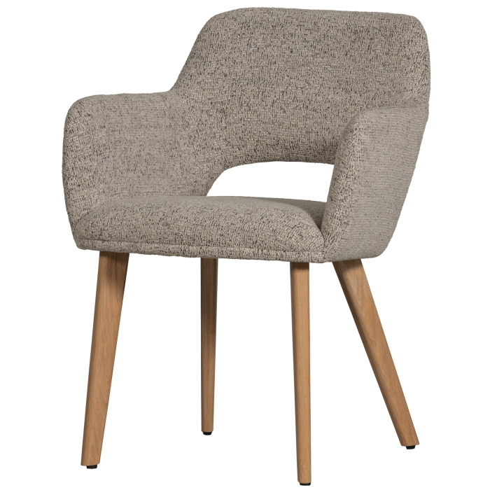 Scaun dining Murat, poliester, natur, 86 x 61 x 60 cm, WOOOD 377492-NN [2]