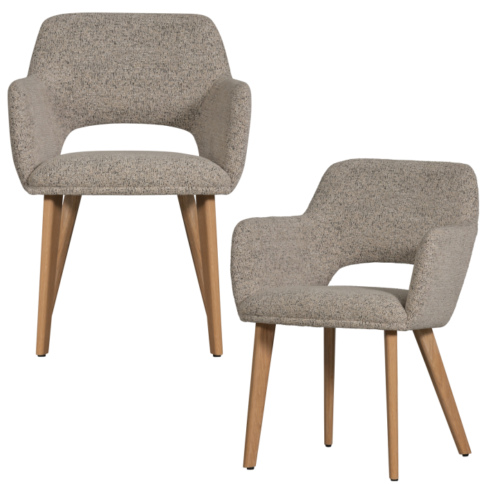 Scaun dining Murat, poliester, natur, 86 x 61 x 60 cm, WOOOD 377492-NN [6]
