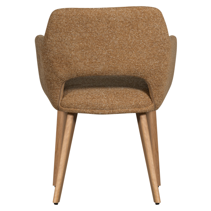Scaun dining Murat, poliester, ocru, 86 x 61 x 60 cm, WOOOD 377492-GN [5]