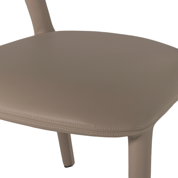 Scaun dining Noble, piele ecologica, nisipiu, 76 x 51 x 56 cm, WOOOD 801419-A [7]